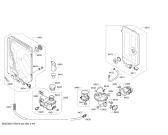 Схема №6 SMS58N98EU, ActiveWater Eco с изображением Передняя панель для электропосудомоечной машины Bosch 00790543