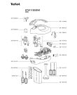 Схема №2 HT411133/BVA с изображением Моторчик для блендера (миксера) Tefal SS-203137