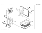 Схема №4 HBN43W320 Horno bosch indep.multif.blanc.reloj ec2 с изображением Передняя часть корпуса для духового шкафа Bosch 00441242