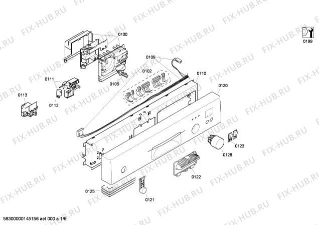 Схема №5 SF55M551EU с изображением Панель Siemens 00663928