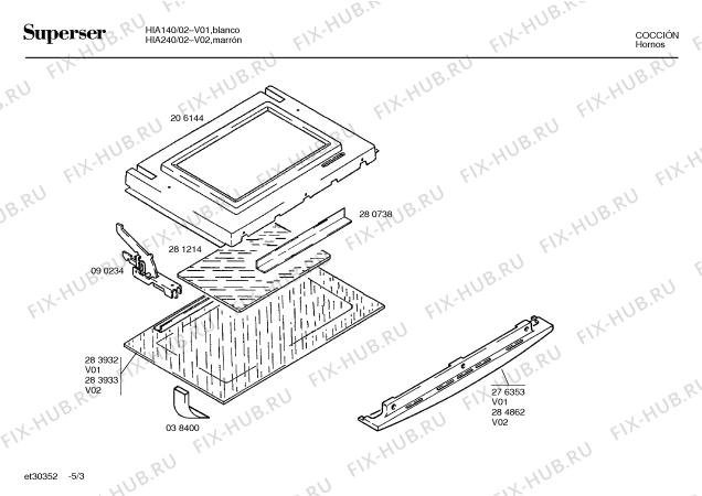 Схема №5 HB17020FF с изображением Кольцо для духового шкафа Bosch 00038678