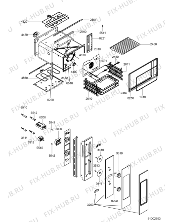 Схема №1 KOMS6910I (F090974) с изображением Руководство для плиты (духовки) Indesit C00351536