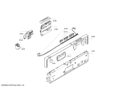 Схема №4 S54E53X3EP с изображением Передняя панель для посудомоечной машины Bosch 00677694