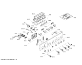 Схема №3 HEN230453 с изображением Панель управления для плиты (духовки) Bosch 00661242