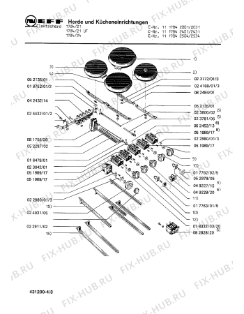 Схема №4 1117932101 1793/21XY с изображением Нагревательный элемент для электропечи Bosch 00125606
