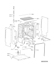 Схема №3 ADL 558/3 с изображением Обшивка для посудомойки Whirlpool 481072666071