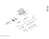 Схема №6 HEN201B2 с изображением Панель управления для электропечи Bosch 00749438
