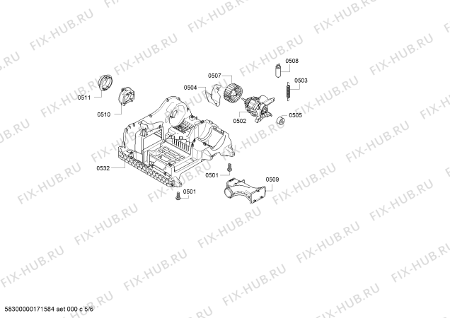 Схема №6 WT34A201FG IQ300 с изображением Дисплей для электросушки Siemens 00629444