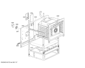 Схема №7 HDS256U с изображением Часть корпуса для плиты (духовки) Bosch 00471771