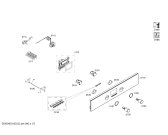 Схема №4 3HB516XM H.BA.NP.C2D.IN.CARRO.ML/.X.E0_TIF/ с изображением Передняя часть корпуса для духового шкафа Bosch 00796621