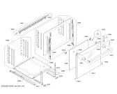 Схема №5 HE23BC501 с изображением Фронтальное стекло для плиты (духовки) Siemens 00688333