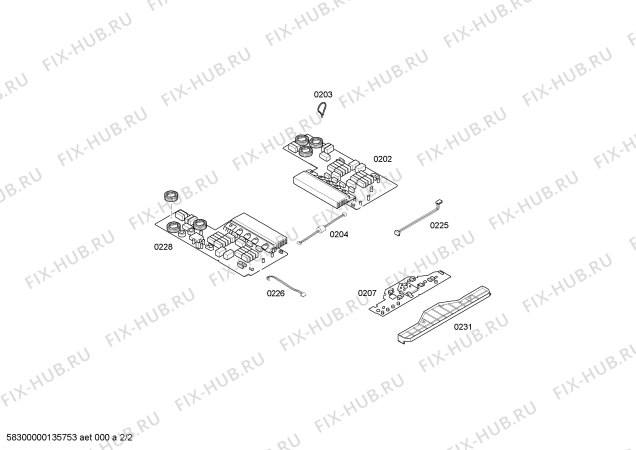 Взрыв-схема вытяжки Gaggenau CI271112 GA.4I.70.TOP.BR.FS.GG FRAME - Схема узла 02