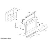 Схема №6 B15E54S0GB с изображением Панель управления для плиты (духовки) Bosch 00675072