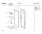 Схема №7 KF57U55 с изображением Панель для холодильника Siemens 00355780