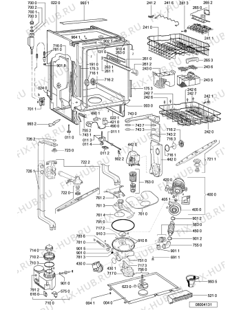 Схема №2 ADG 6970 IX с изображением Сенсорная панель для посудомоечной машины Whirlpool 481245372809