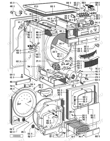 Схема №1 TRK3760WS TRK 3760 TRK 3760/WS-CH с изображением Всякое для сушилки Whirlpool 481227618231