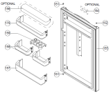 Схема №2 RT-4172 W (136295) с изображением Дверца для холодильной камеры Gorenje 405144