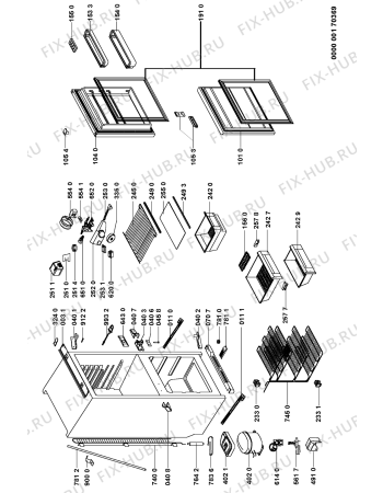 Схема №1 ART461B (F092323) с изображением Инструкция по эксплуатации для холодильника Indesit C00359576