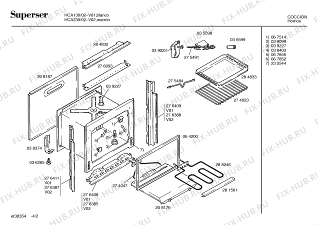 Схема №2 H5506V с изображением Мотор вентилятора для плиты (духовки) Bosch 00089041
