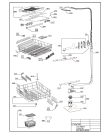 Схема №3 DIN 5833 (7609343942) с изображением Обшивка для электропосудомоечной машины Beko 1745950001