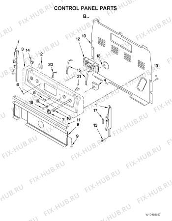 Схема №5 WFE381LVS с изображением Всякое для электропечи Whirlpool 482000011723