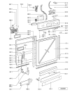Схема №2 ADP 1730 IX с изображением Блок управления для электропосудомоечной машины Whirlpool 481221838367
