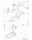 Схема №1 AKT 301 IX с изображением Шланг для плиты (духовки) Whirlpool 481010514528