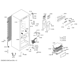 Схема №2 KGN73E48 с изображением Панель для холодильника Bosch 00668567