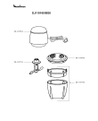 Схема №1 DJ110160/BG0 с изображением Крышка для чаши для блендера (миксера) Moulinex SS-193555