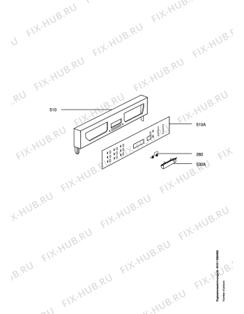 Схема №6 FAV86050U-M с изображением Микромодуль для посудомойки Aeg 973911236214012