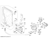 Схема №4 SMS40M12EU с изображением Передняя панель для электропосудомоечной машины Bosch 00675471