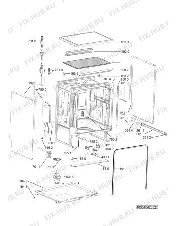 Схема №2 GSFK 61302 ET A+ WS с изображением Микромодуль для посудомойки Whirlpool 481010493930