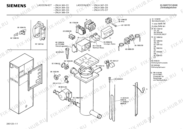 Схема №1 2NU4362 с изображением Предохранитель для стиралки Bosch 00051728