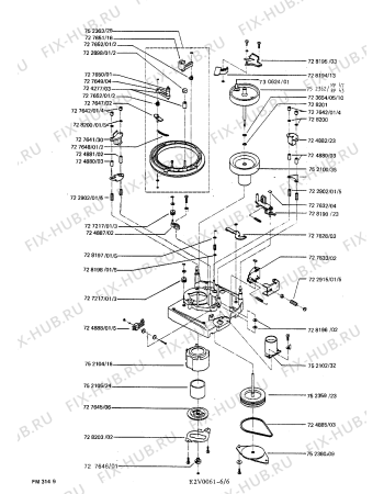Взрыв-схема телевизора Siemens FM314 - Схема узла 06