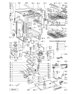 Схема №2 ADG 3966 WHM с изображением Панель для электропосудомоечной машины Whirlpool 481245370795