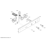 Схема №5 B45M44N0 с изображением Панель управления для духового шкафа Bosch 00671138