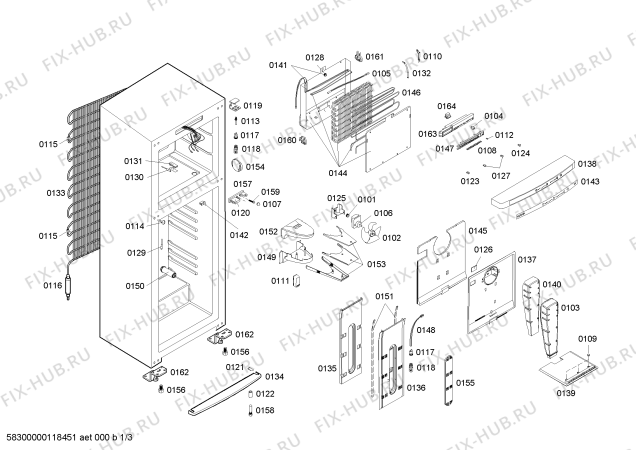 Схема №2 KSU445406Y BOSCH с изображением Вставка для холодильной камеры Bosch 00417942