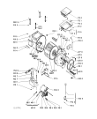 Схема №2 WAT 6450 WS с изображением Двигатель (мотор) Whirlpool 481936158139