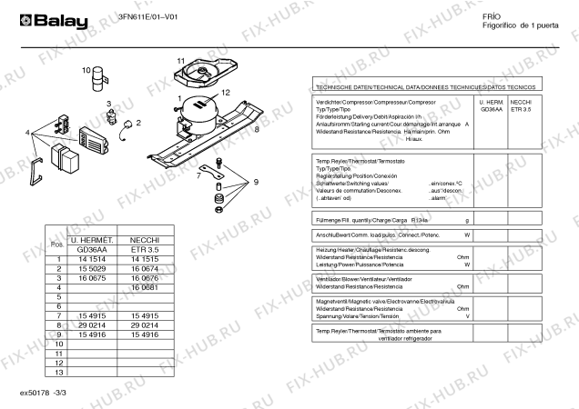 Схема №3 5FN112E с изображением Цоколь лампы для холодильной камеры Bosch 00160662