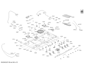 Схема №5 HSK34I32SC COCINA A GAS PRO545IX BOSCH BOLIVIA с изображением Кран горелки для электропечи Bosch 12022110