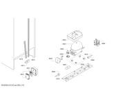 Схема №5 KGF39S50 с изображением Дверь для холодильника Bosch 00710061