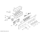 Схема №5 E96E63N3MK Mega EE 9663 N с изображением Панель управления для духового шкафа Bosch 00744994