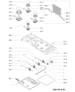 Схема №1 AKM 253/IX с изображением Фиксатор для плиты (духовки) Whirlpool 480121101135