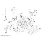 Схема №4 SRS45L12GB с изображением Передняя панель для электропосудомоечной машины Bosch 00700081