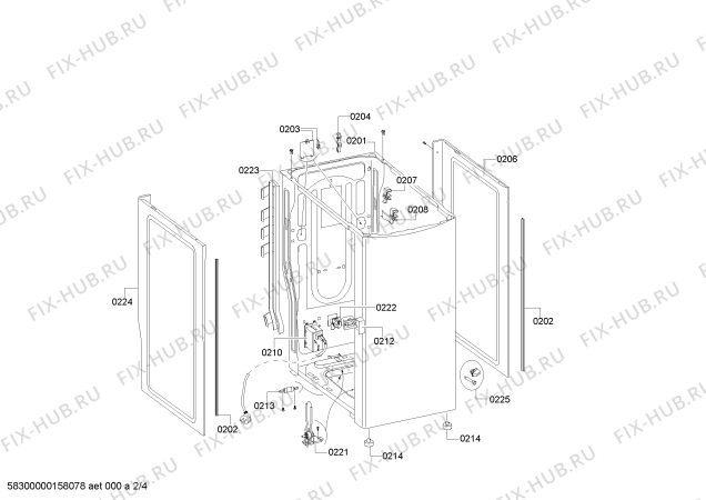 Схема №3 WOR16152EE с изображением Силовой модуль для стиральной машины Bosch 00707266