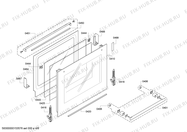 Схема №5 HB78A1570F с изображением Втулка для электропечи Siemens 10001683