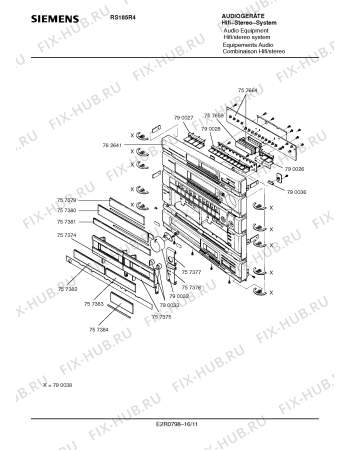 Схема №13 RS185R4 с изображением Интегрированный контур для звукотехники Siemens 00792682