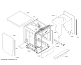Схема №4 SMS60M18AU с изображением Панель управления для посудомоечной машины Bosch 00704401