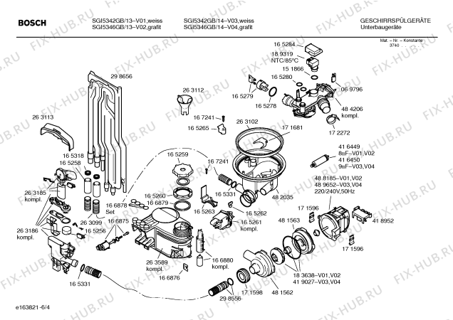 Схема №2 SGS3062GB с изображением Соединительный кабель для посудомоечной машины Bosch 00460748