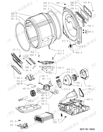 Схема №1 AWZ7813 (F092460) с изображением Руководство для стиралки Indesit C00371071